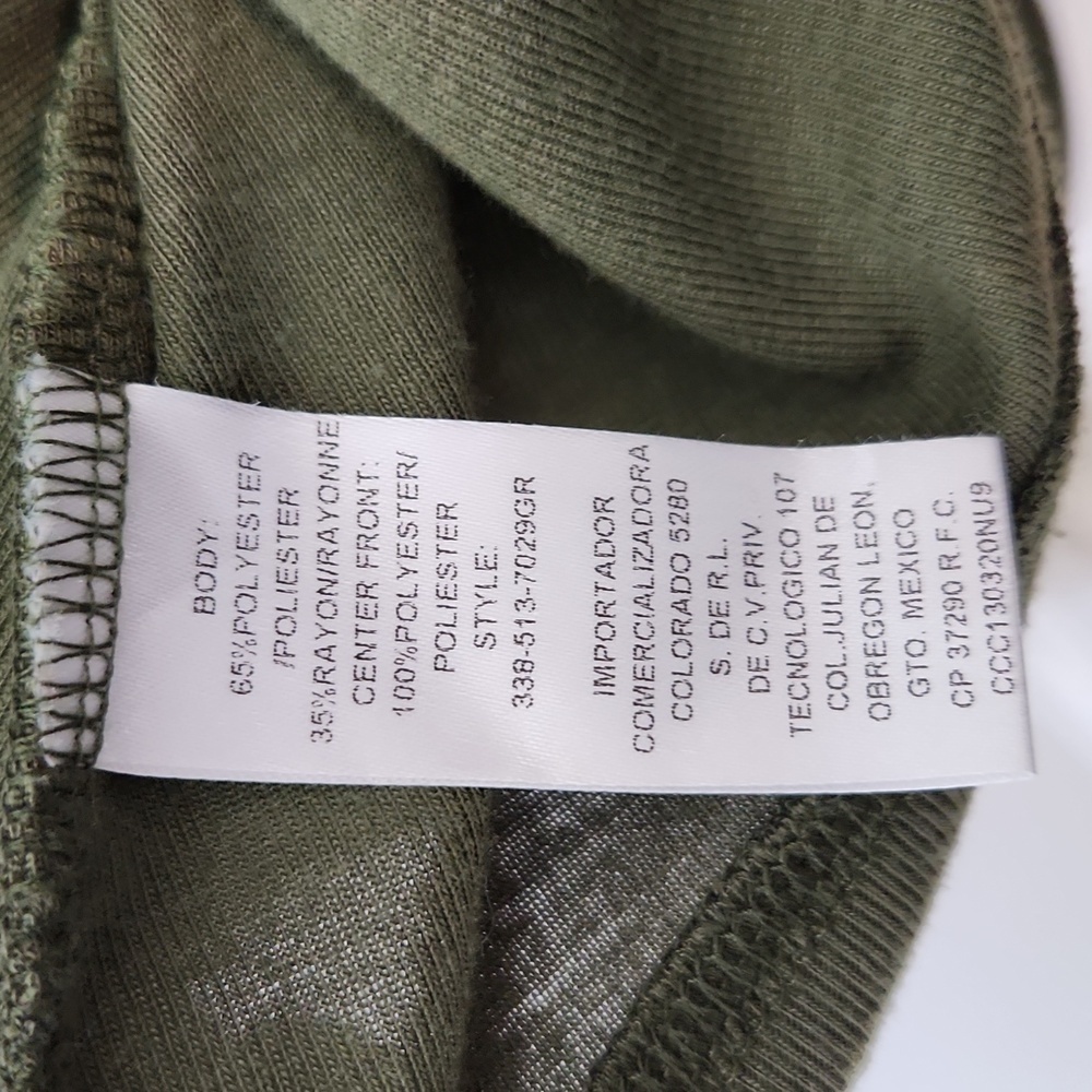 Roper Wear the West 3/4 sleeve top southwest western green shirt size large - Picture 9 of 11